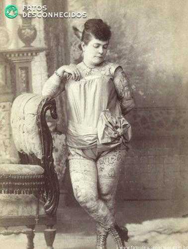 As primeiras mulheres tatuadas da história As primeiras mulheres tatuadas da história