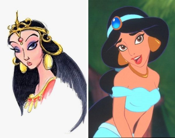 Personagens famosos e seus primeiros esboços