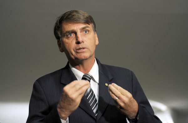 Salão Verde Entrevista Dep. Jair Bolsonaro fala sobre comissao da verdade Foto: janine Moraes 05.05.2010