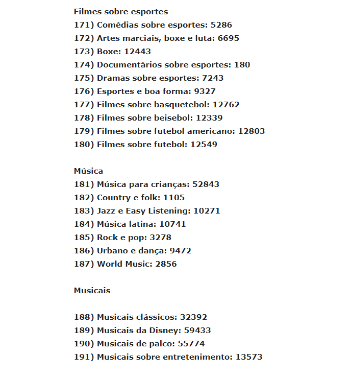 Códigos secretos da Netflix: melhore a sua busca por filmes e séries -  Reitec Fibra