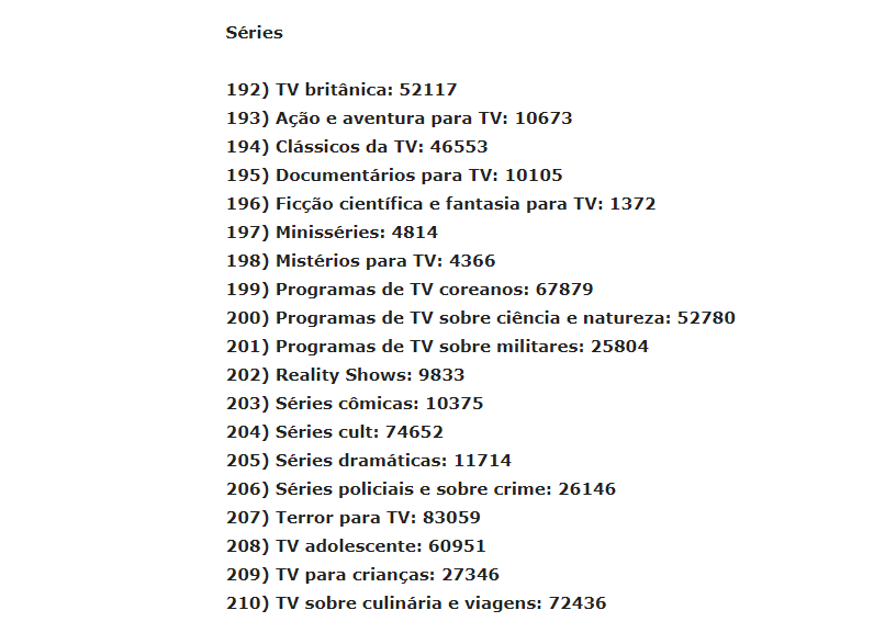 Códigos secretos da Netflix: melhore a sua busca por filmes e séries -  Reitec Fibra