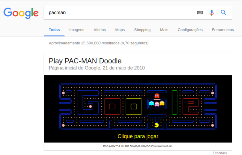 Google esconde games simples e divertidos na busca; saiba como jogar