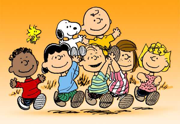 Charlie Brown and his gang