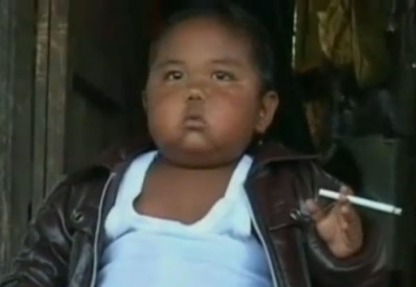 kid smoking