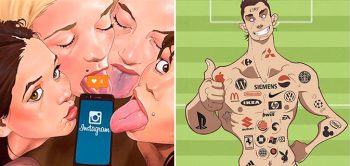 16 Ilustrações que retratam o pior lado da sociedade