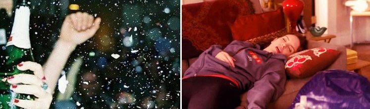 11 diferenças básicas entre o Réveillon no Instagram e na vida real