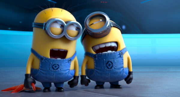 FILE - This file photo provided by Universal Pictures shows the minion characters in the film "Despicable Me 2."  Domestic box office numbers so far on this long Fourth of July holiday weekend are suggesting the the animated minions of family favorite, with a price tag one third of what ìThe Lone Rangerî cost to make, is outperforming the masked man by more than three to one. (AP Photo/Universal Pictures, File) ORG XMIT: NY118