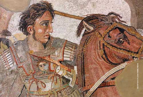 Detail-of-the-Alexander-Mosaic-Alexander-the-Great-on-his-horse-by-Ruthven