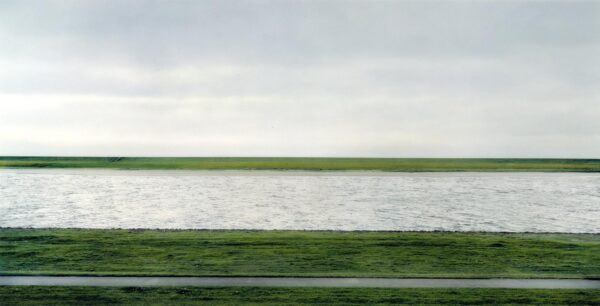 The Rhine II 1999 Andreas Gursky born 1955 Presented by the Friends of the Tate Gallery 2000 https://www.tate.org.uk/art/work/P78372