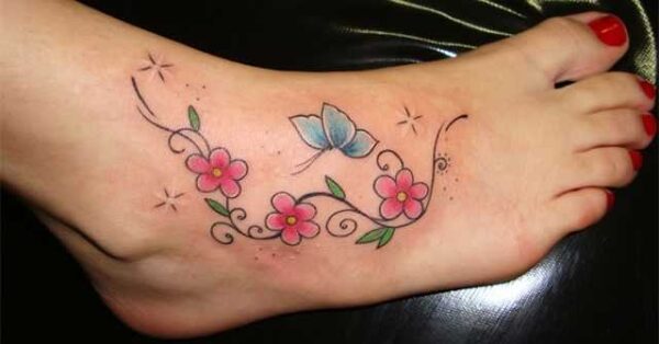 Ramo-de-Flores-Tatuagem