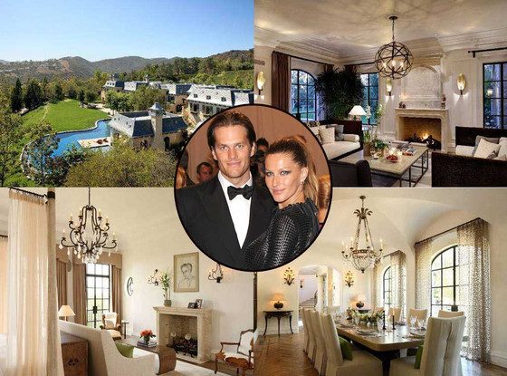 Conheça as 4 mansões em que Gisele Bündchen e Tom Brady já viveram