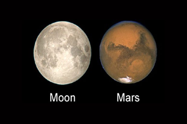 É verdade que Marte vai ficar do “tamanho da Lua” dia 27 de agosto?