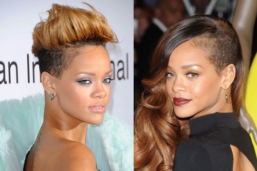 Rihanna-Short-Blonde-Mohawk