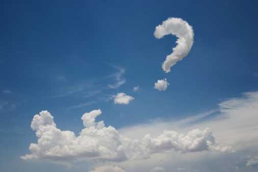 Question mark cloud (Digital Composite)