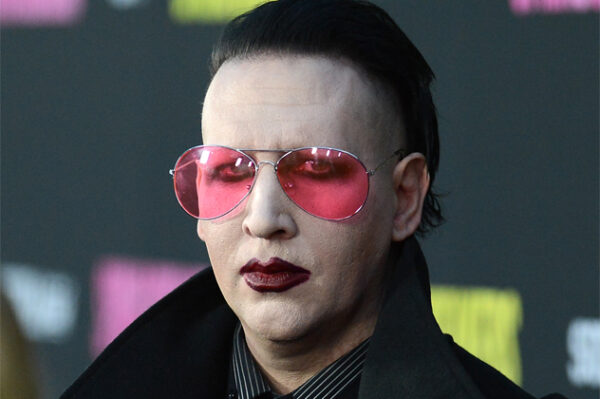 HOLLYWOOD, CA - MARCH 14: Singer Marilyn Manson attends the 'Spring Breakers' premiere at ArcLight Cinemas on March 14, 2013 in Hollywood, California. (Photo by Jason Merritt/Getty Images)