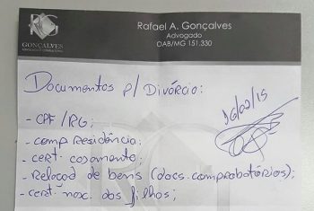 Advogado salva casamento usando um bilhete e vira sensação na internet
