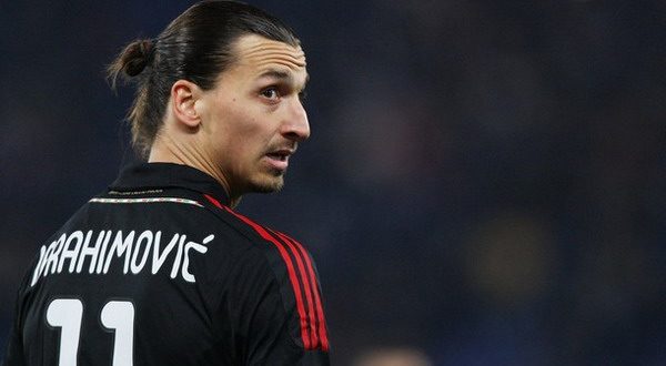 ROME, ITALY - FEBRUARY 01: Slatan Ibrahimovic of AC Milan looks on during the Serie A match between SS Lazio and AC Milan at Stadio Olimpico on February 1, 2012 in Rome, Italy. (Photo by Paolo Bruno/Getty Images)