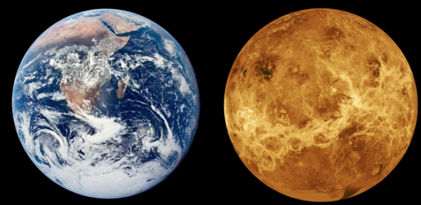 Earth-and-Venus