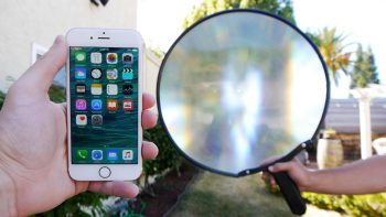 O que uma lupa pode fazer com um iPhone 6?