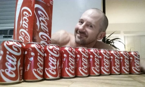 latas de coca