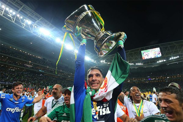 SÃO PAULO,SP,03.12.2015:PALMEIRAS-SANTOS - O goleiro Fernando Prass do Palmeiras comemora título após partida entre Palmeiras e São Paulo, válida pela final da Copa do Brasil 2015, no estádio Arena Palmeiras em São Paulo, SP, nesta quarta-feira (2). (Foto: Marcos Bezerra/Futura Press/Folhapress)