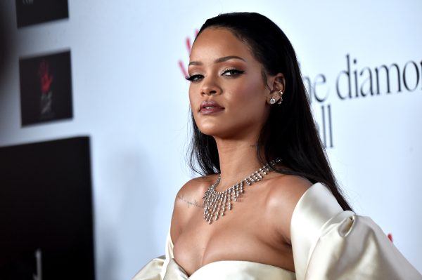 SANTA MONICA, CA - DECEMBER 10:  Recording artist Rihanna attends the 2nd Annual Diamond Ball hosted by Rihanna and The Clara Lionel Foundation at The Barker Hanger on December 10, 2015 in Santa Monica, California.  (Photo by Alberto E. Rodriguez/Getty Images)