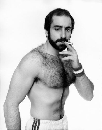 Bodybuilder Paul Zuckerman, 1969. Photo by Jack Mitchell/Getty Images.