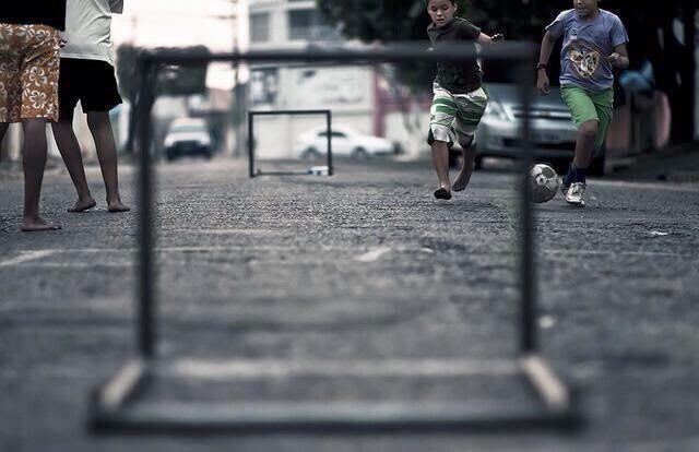 Trave de futebol Golzinho Jogar Bola na Rua Gol a Gol Acerto no alvo  Cobrança de falta