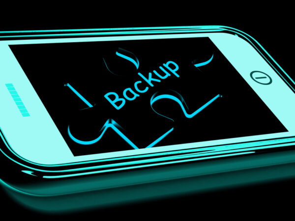 Backup Smartphone Meaning Copying And Storing Data