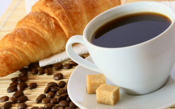 food-sweets-coffee-mug-cup-croissants-cereals-sugar-cloth-background