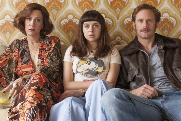 THE DIARY OF A TEENAGE GIRL - 2015 FILM STILL - Pictured: Kristen Wiig as Charlotte Goetze, Bel Powley as Minnie Goetze and Alexander Skarsgard as Monroe - Photo Credit: Sony Pictures Classics