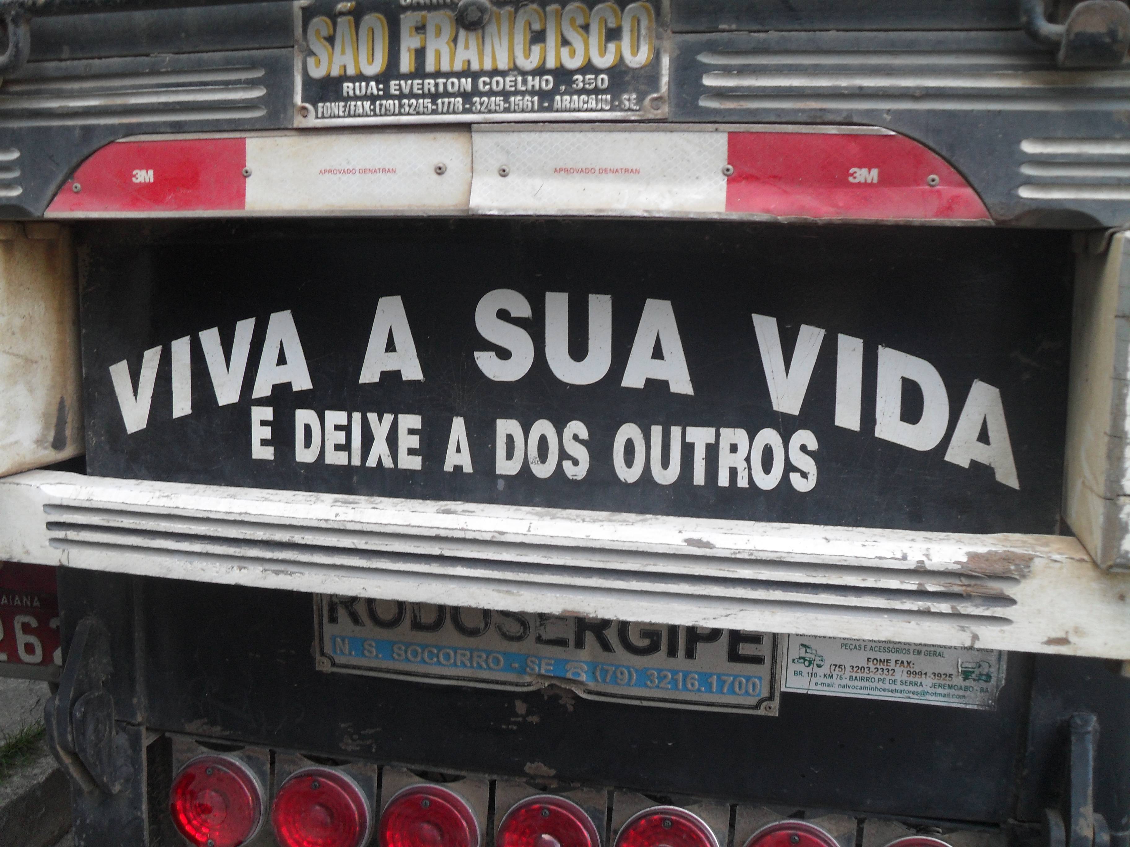 Tag Frases De Parachoque De Caminhão Sobre Inveja