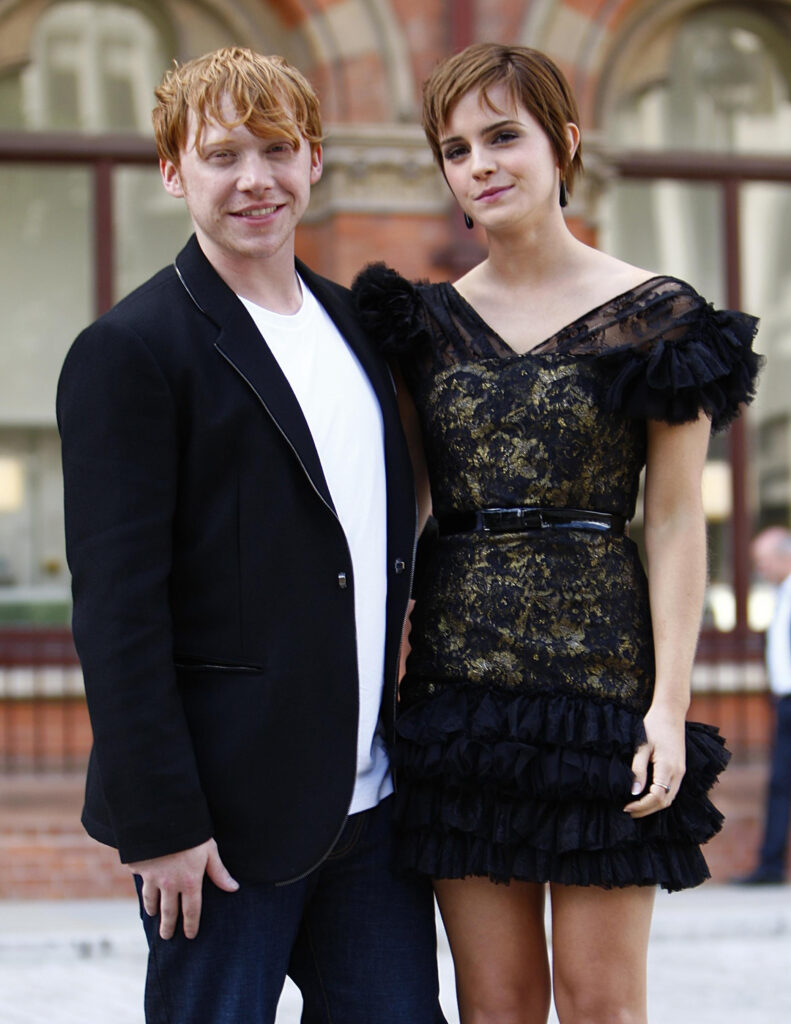 06/07/2011 PA File Photo of Emma Watson and Rupert Grint arriving for Cocktails with the Cast of Harry Potter And The Deathly Hallows, Part 2, at St. Pancras Renaissance London Hotel. See PA Feature SHOWBIZ Insider. Picture credit should read: Sean Dempsey/PA Photos. WARNING: This picture must only be used to accompany PA Feature SHOWBIZ Insider.
