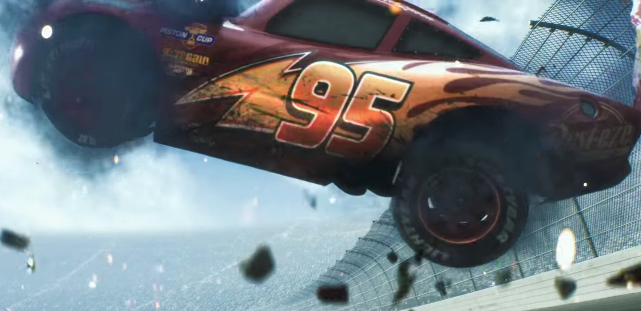 Primeiro trailer de Carros 3 mostra mais cenas do acidente de McQueen!