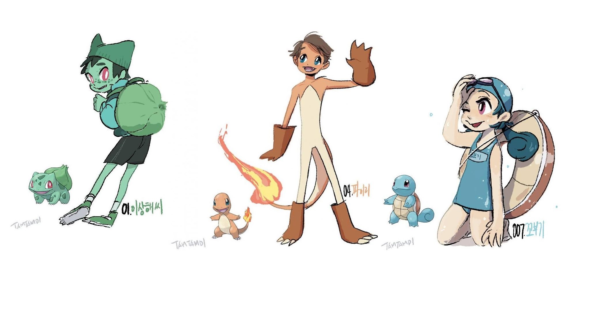 Imagens mostram como os Pokémon seriam se fossem humanos