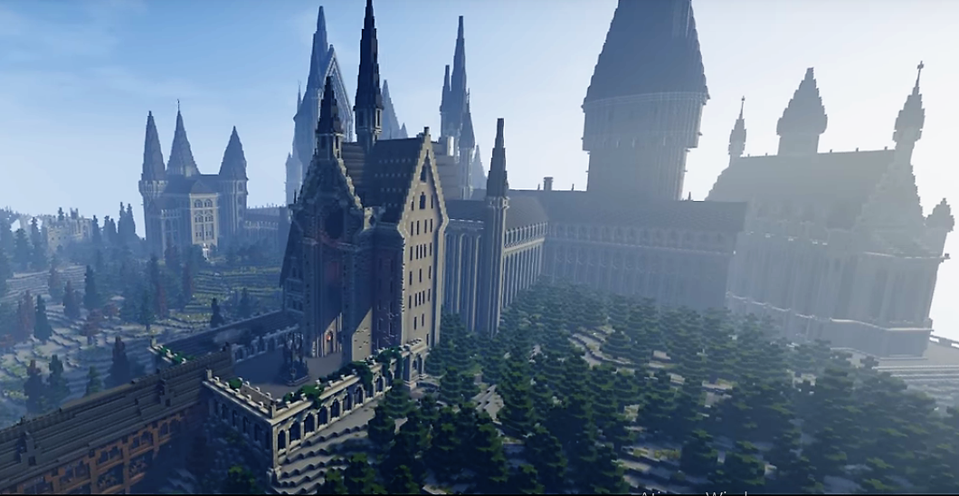Fã cria todo o universo de Harry Potter em Minecraft