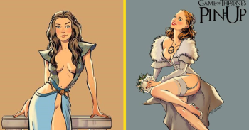 Artista transforma mulheres de Game of Thrones em pin ups
