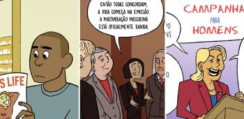 10 ilustrações sarcásticas sobre como seria o mundo se fosse governado por mulheres