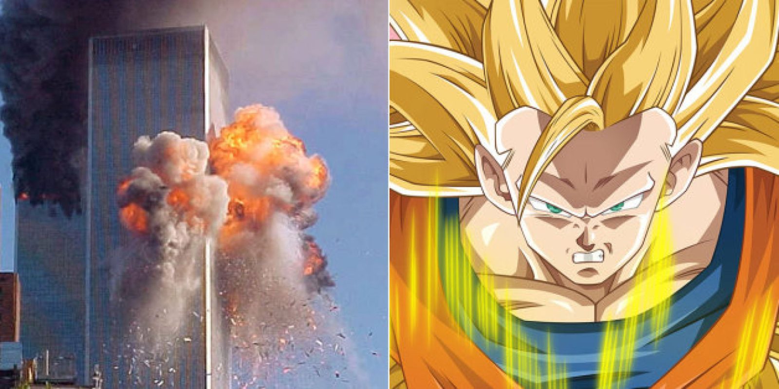 Dragon Ball Z não foi interrompido em 11 de setembro de 2001