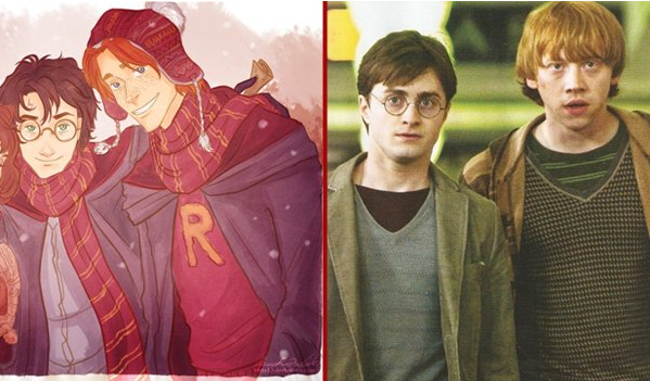 18 imagens que mostram como os personagens de Harry Potter 