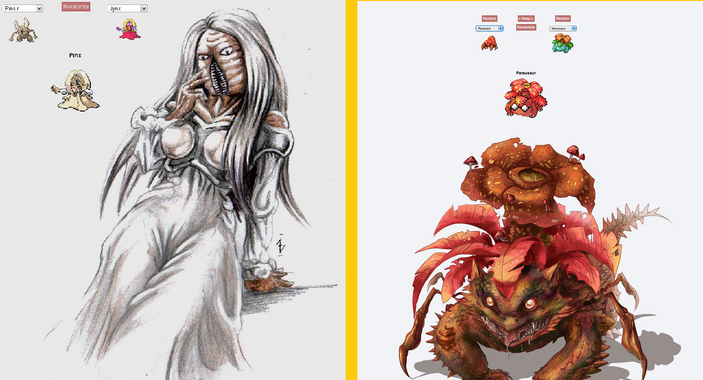 17 imagens que mostram as fusões mais incríveis dos Pokémon