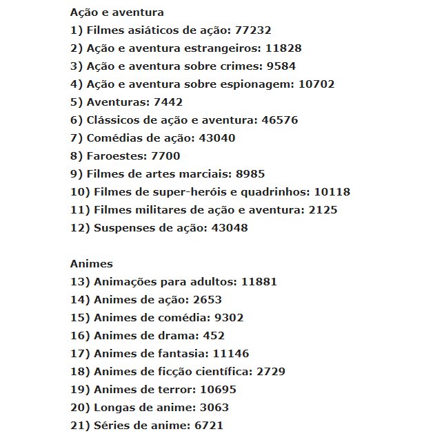 Códigos da Netflix: como descobrir categorias secretas de filmes e séries