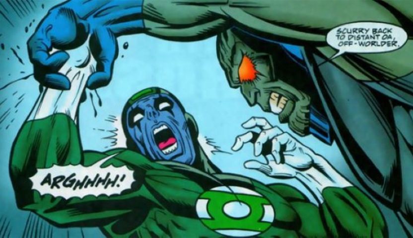 Quem é o lanterna verde responsável por Apokolips, o planeta de Darkseid?