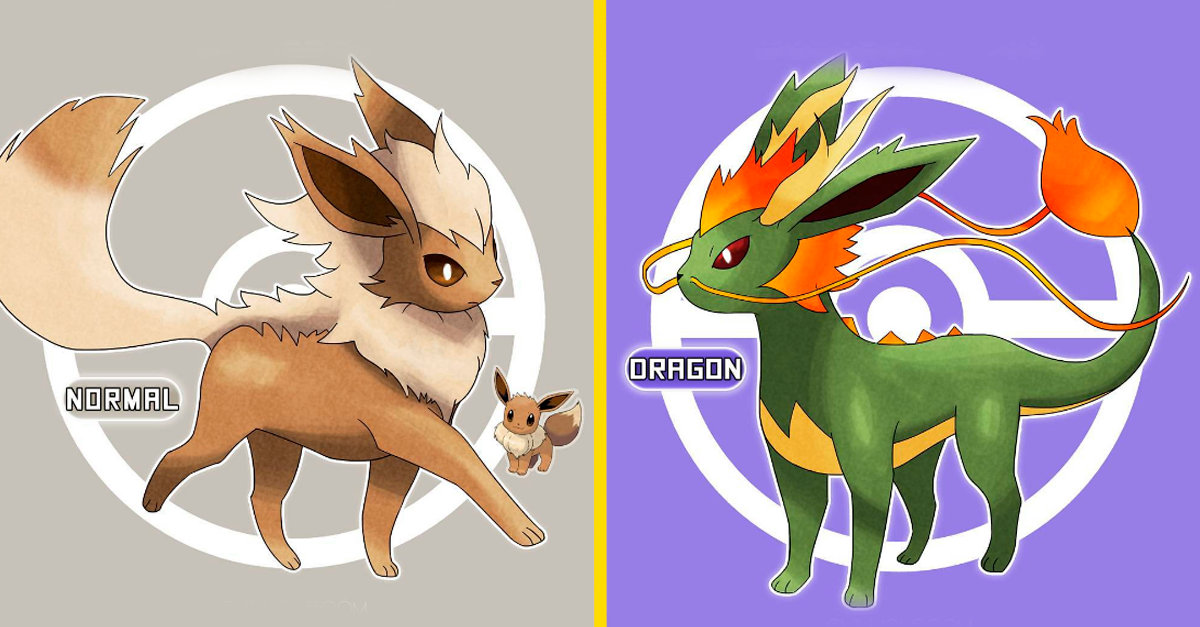 Comparações Evoluções de Eevee