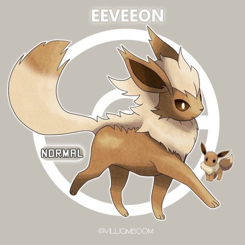 Ilustrador cria 18 novas evoluções incríveis para o pokémon Eevee