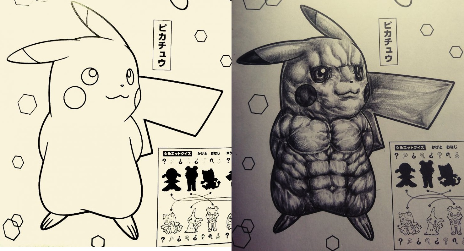 Livro de colorir Pokémon