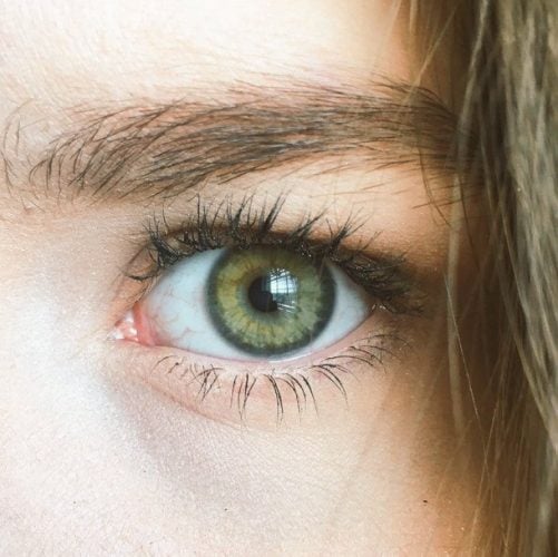 Olhos raros: verdes