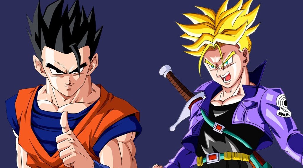 Fusao Trunks E Gohan com os brincos potara