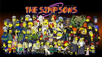 Artista transforma os ninjas de Naruto em personagens dos Simpsons