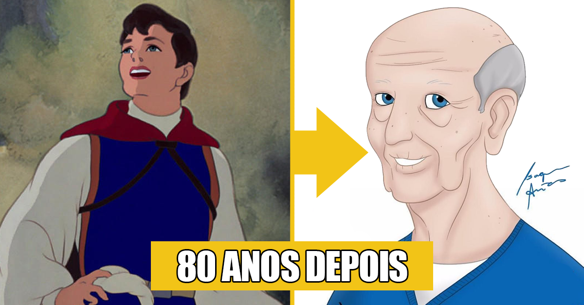 12 imagens que mostram como a idade afetou os príncipes mais famosos da Disney